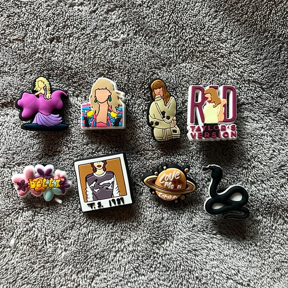 Taylor Swift Accents Taylor Swift Jibbitz Croc Charms Crocs Shoe